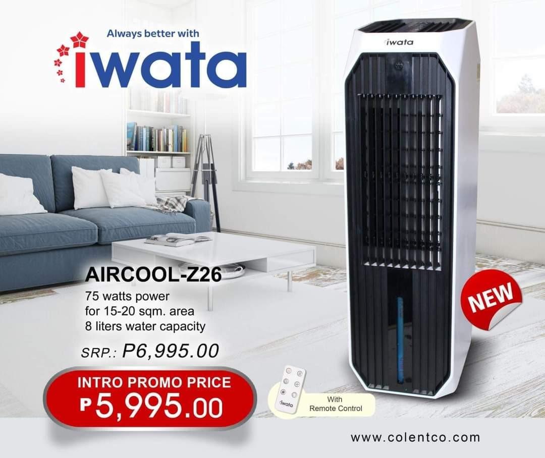 IWATA AIR COOLER PROMO Z26 NEW MODEL, TV & Home Appliances, Air