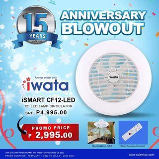 IWATA CEILING FAN WITH LED LAMP