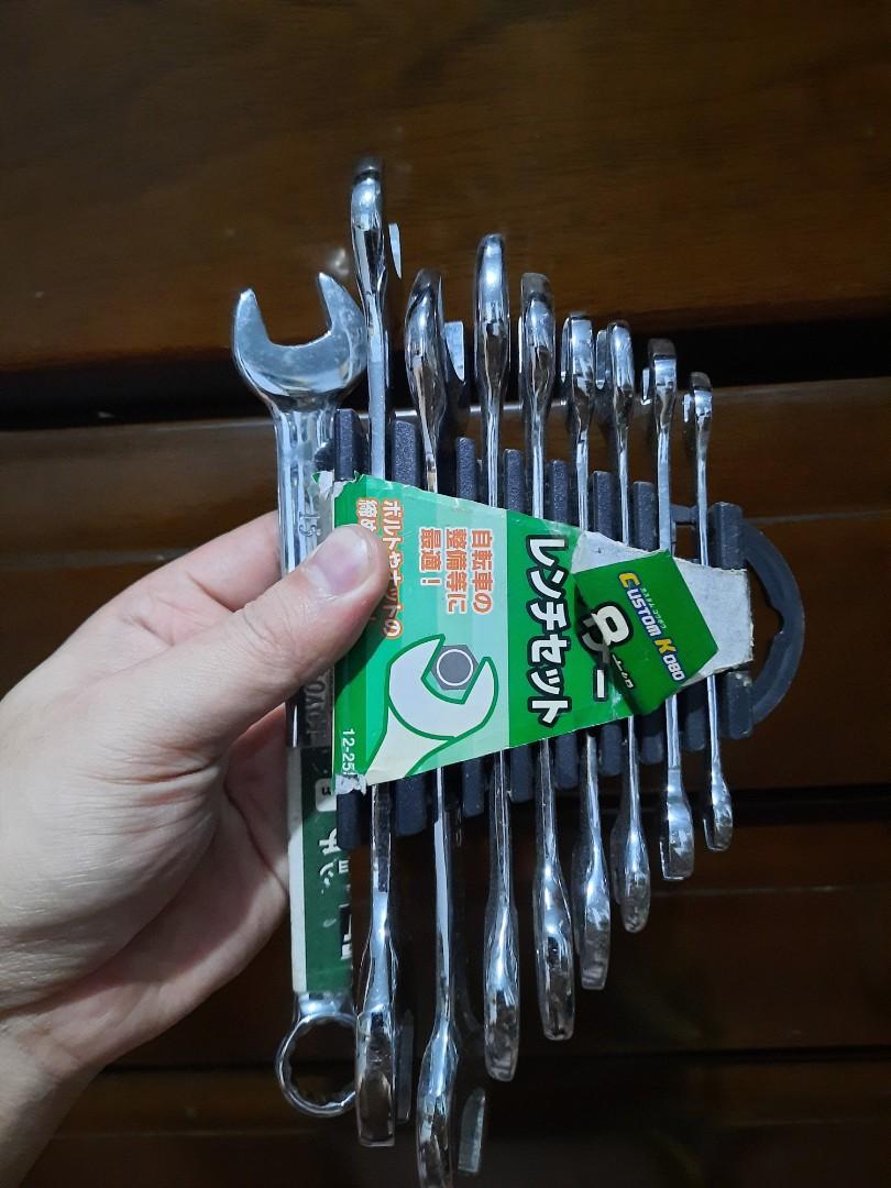 Japan wrench set, Commercial & Industrial, Construction Tools & Equipment on Carousell