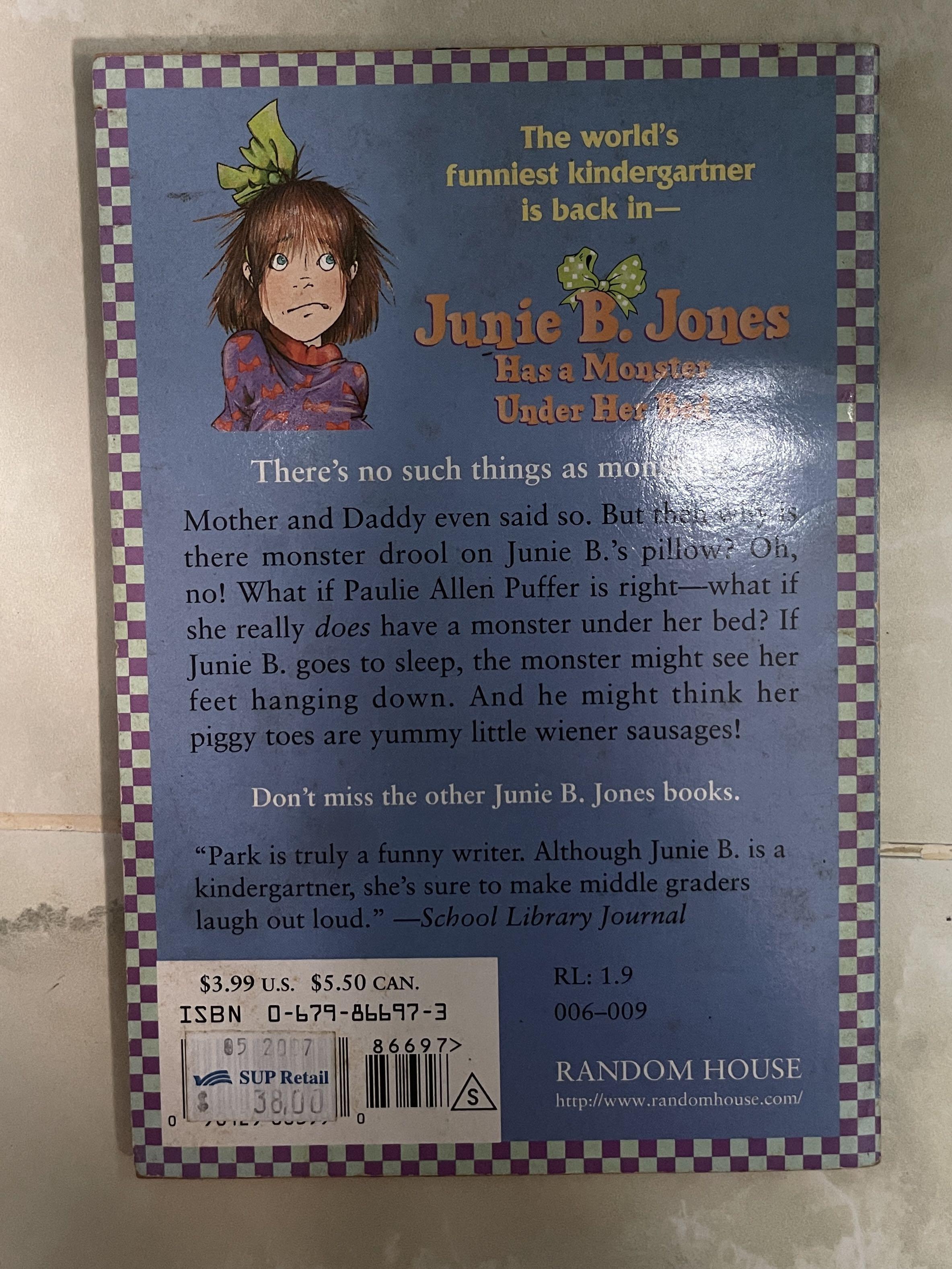 Junie B Jones Has a Monster under her bed, 興趣及遊戲,