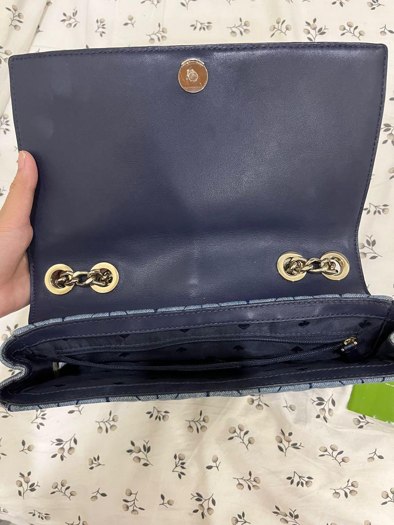 Kate Spade Emilyn Briar Lane Quilted Denim Bag, Luxury, Bags & Wallets on  Carousell