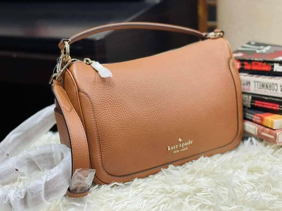 Kate Spade K6047 Smoosh Brown Crossbody Pebbled Leather, Women's Fashion,  Bags & Wallets, Cross-body Bags on Carousell