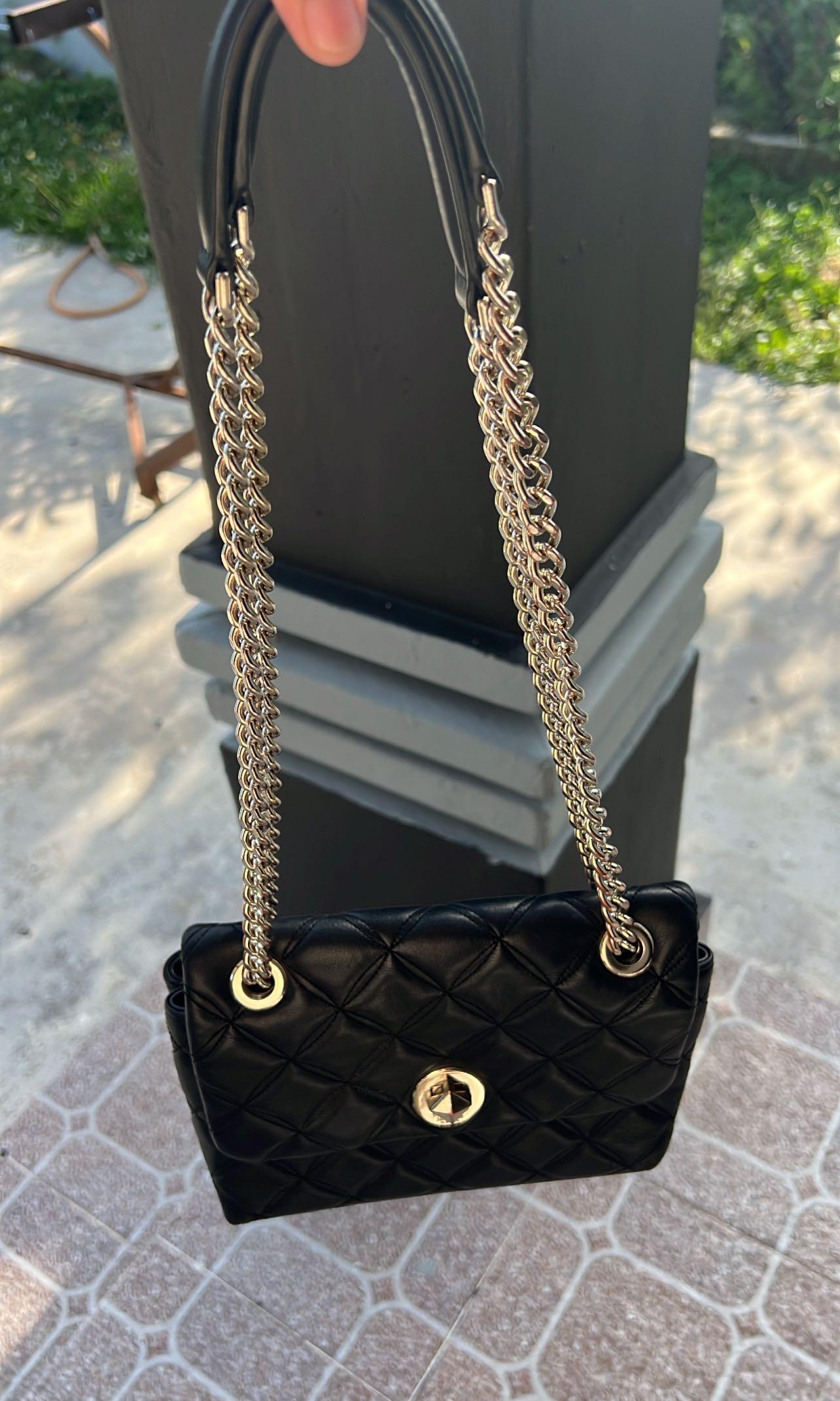 Kate Spade Small Flap Crossbody Black: Handbags