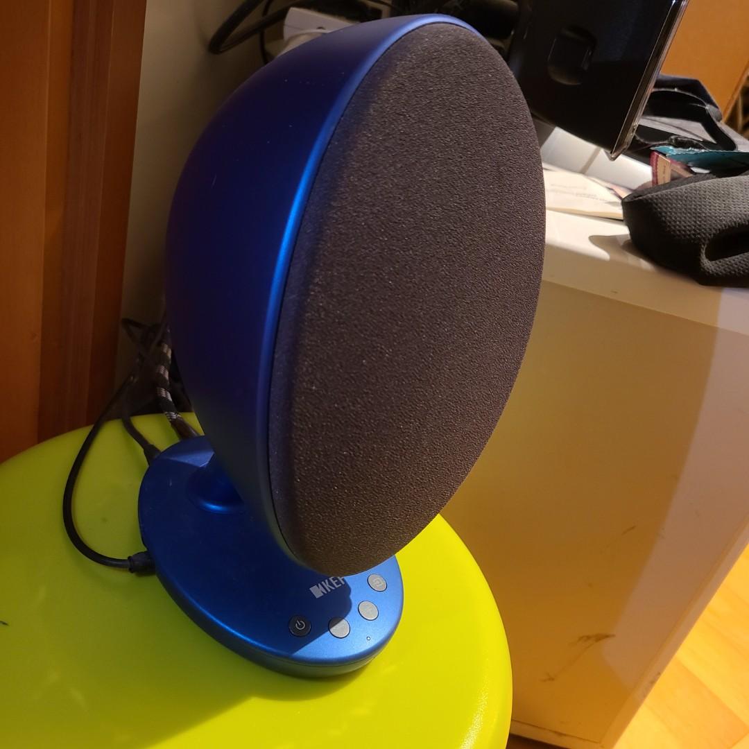 KEF EGG 2.1 with subwoofer (Blue), 音響器材, Soundbar、揚聲器、藍牙喇叭、耳擴 Carousell