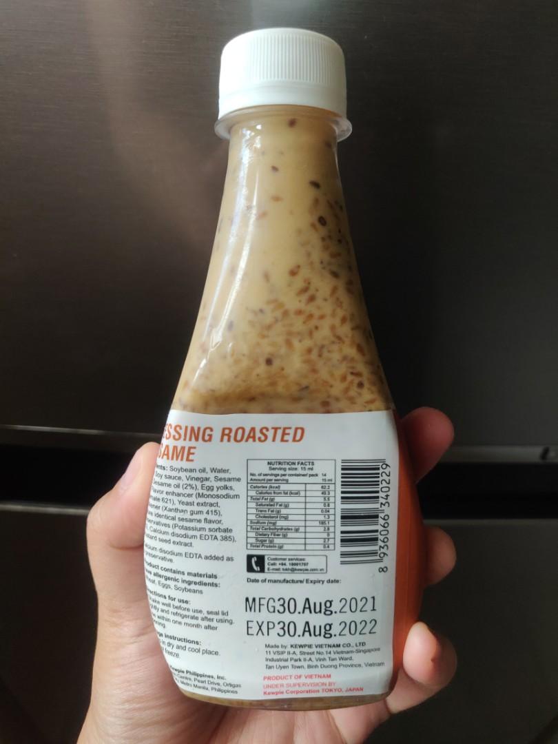 Kewpie Roasted Sesame Dressing 210ml, Food & Drinks, Other Food
