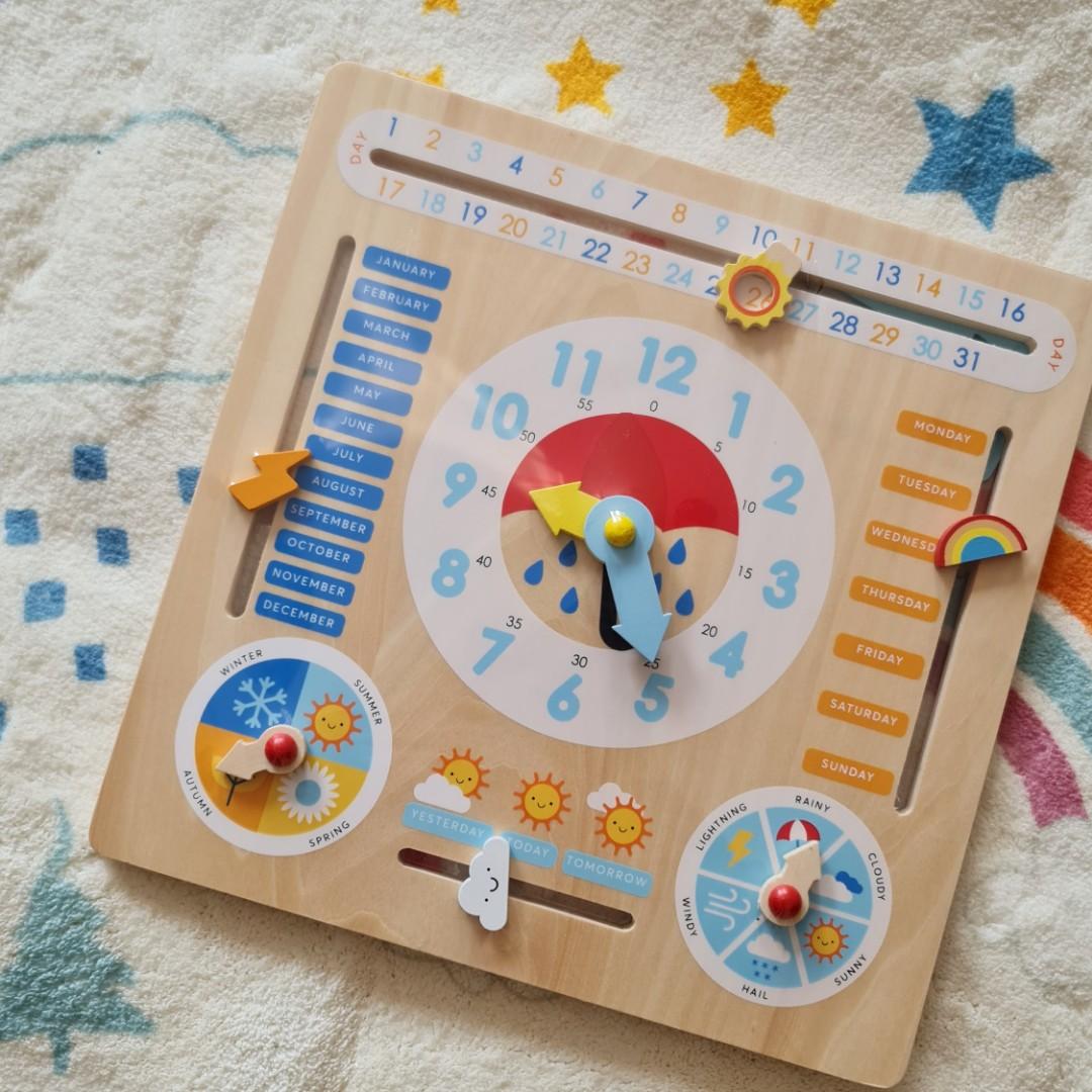 Kmart Wooden Weather Board, Hobbies & Toys, Toys & Games on Carousell