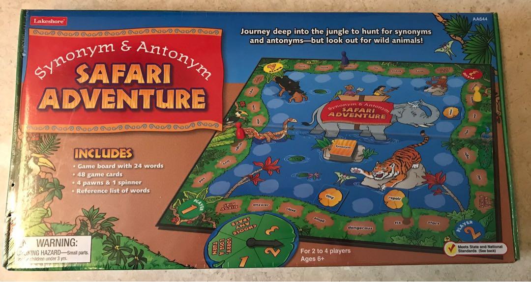 Lakeshore Safari Adventures Synonyms and Antonyms, Hobbies & Toys