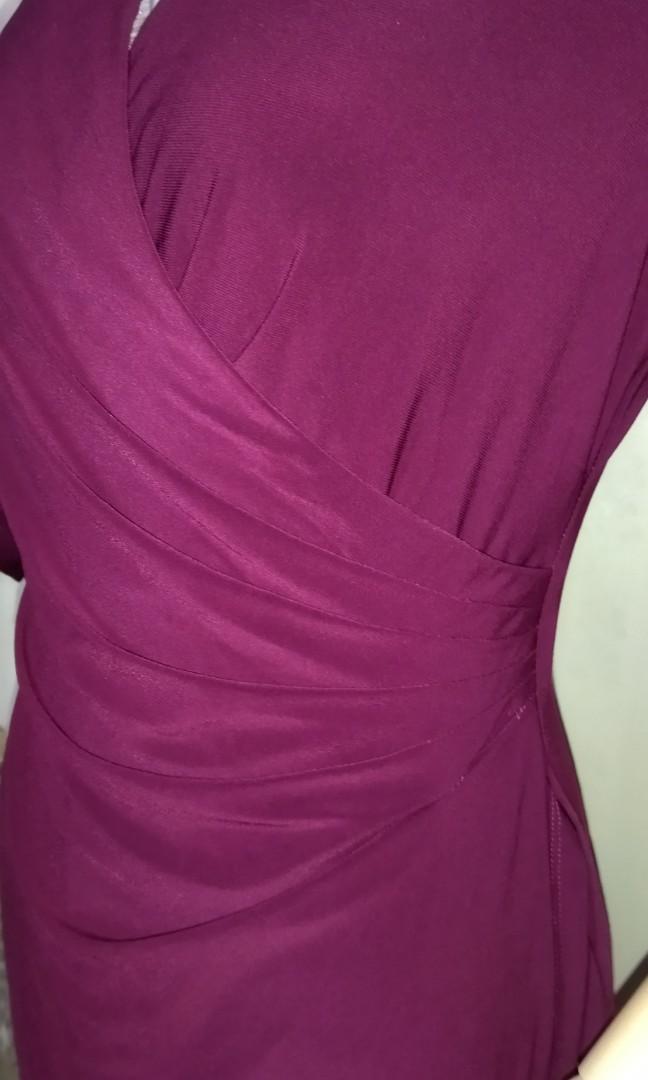 Lauren Ralph Lauren Kelby Dress New Pomegranate Women s Fashion Dresses Sets Dresses on Carousell