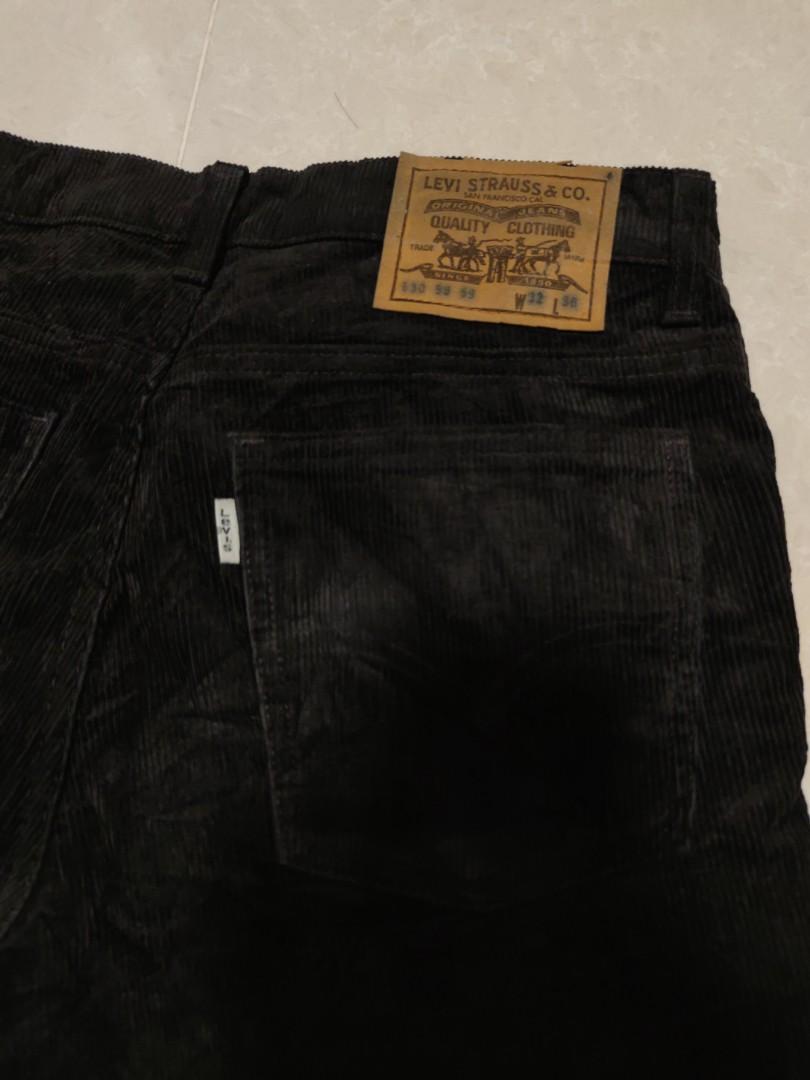 Black levi clearance corduroy pants
