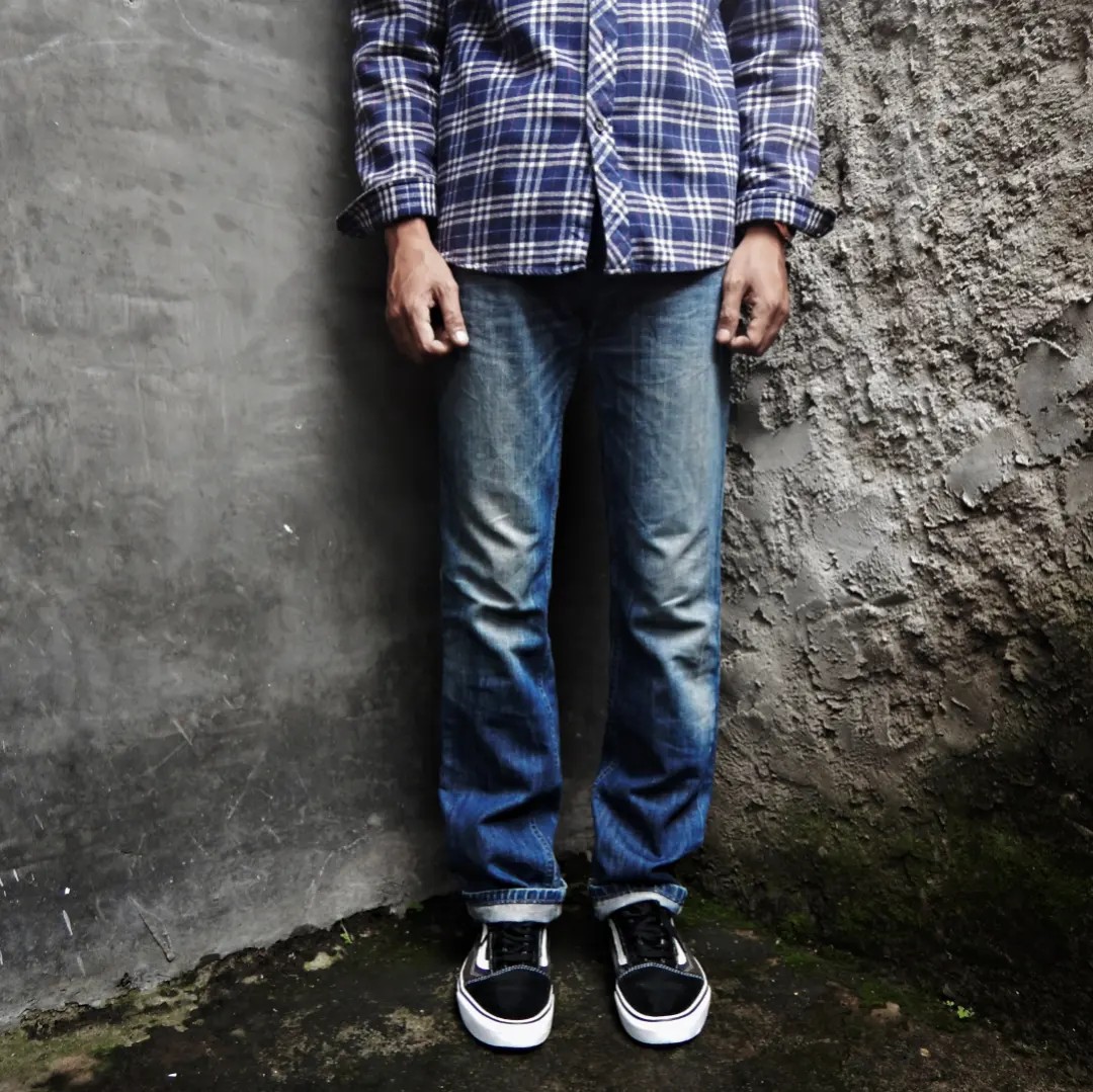 Levis lot 511 cinchback jeans, Fesyen 