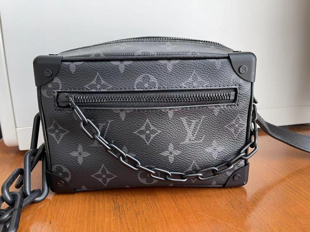 Louis Vuitton Black Monogram Embossed Leather Mini Soft Trunk Bag Louis  Vuitton