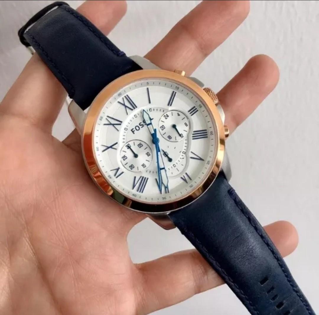 Lowest Price Fossil Chronograph Men s Leather Watch FS4812 FS4835 FS4930 FS5061 FS5132 FS5241 Birthday gift birthday