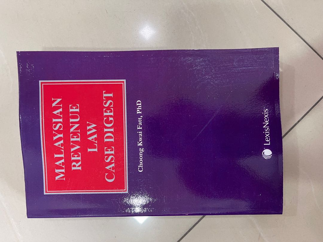 Malaysian review law case digest by ching Kwai fatt, Hobbies & Toys