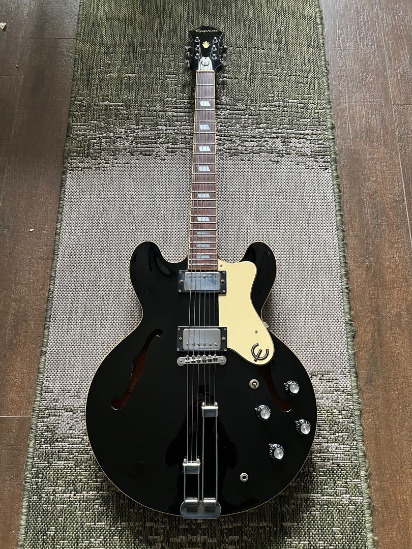 Epiphone riviera black deals