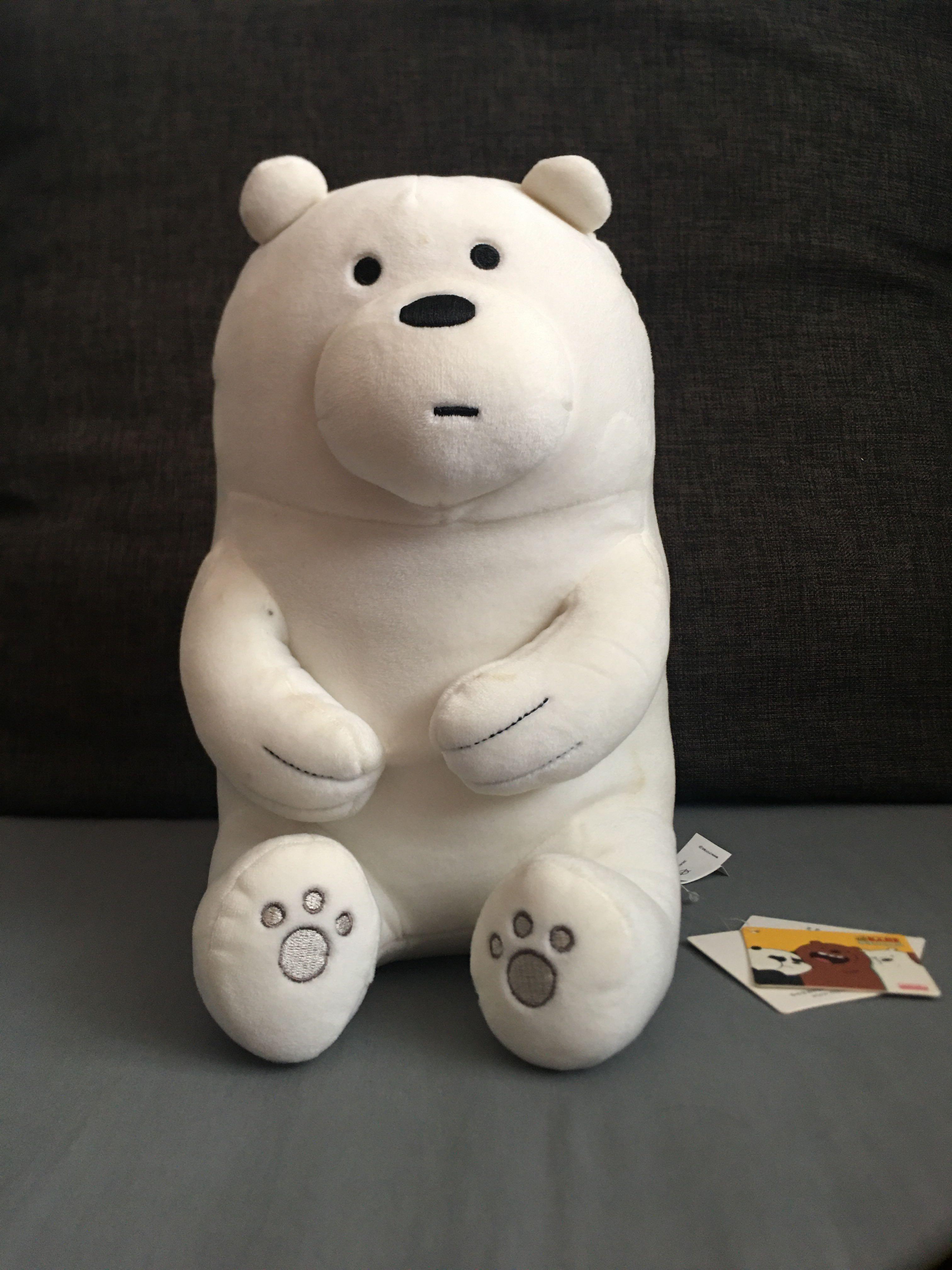 Ice bear miniso plush hotsell