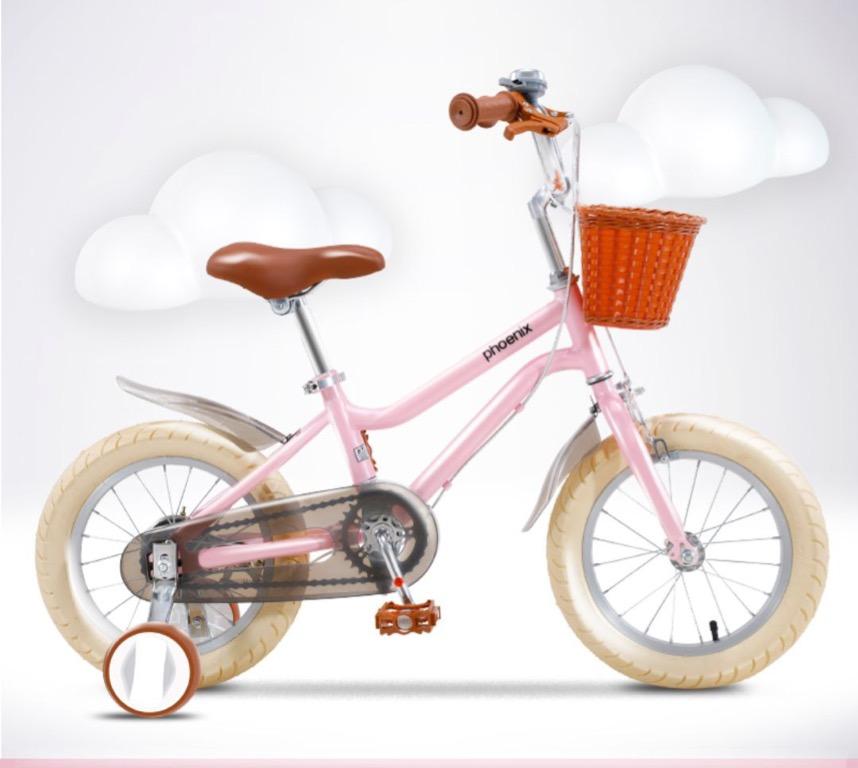 New Classic Pink Children Kids Bicycle Vintage Pastel Colours