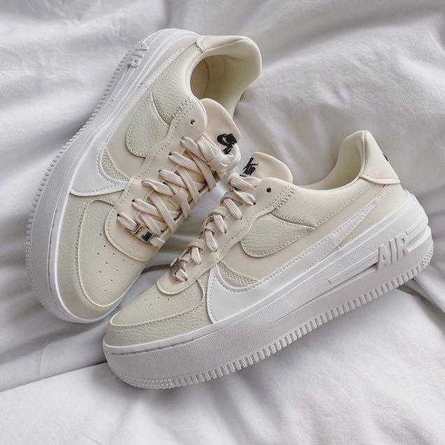 Nike Air Force 1 PLT.AF.ORM 厚底, 女裝, 鞋, 波鞋- Carousell