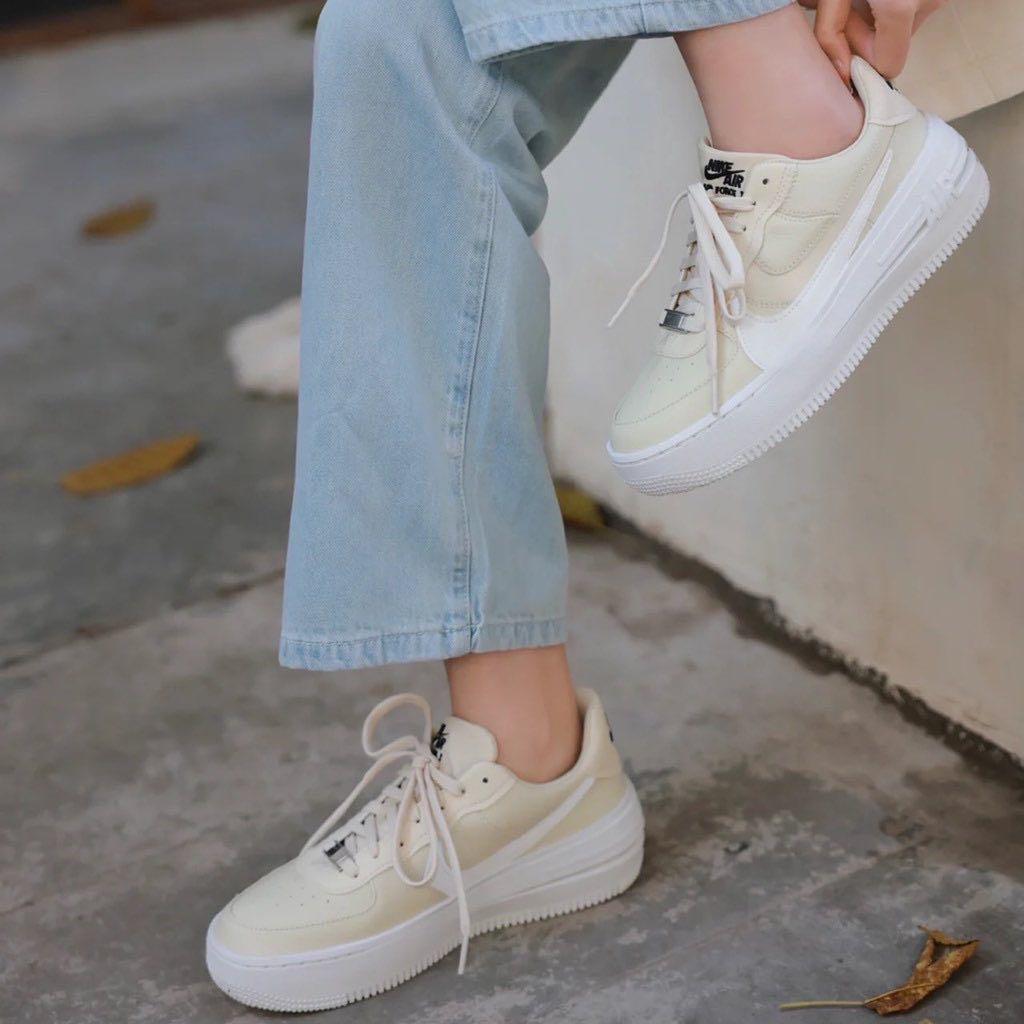 Nike Air Force 1 PLT.AF.ORM 厚底, 女裝, 鞋, 波鞋- Carousell