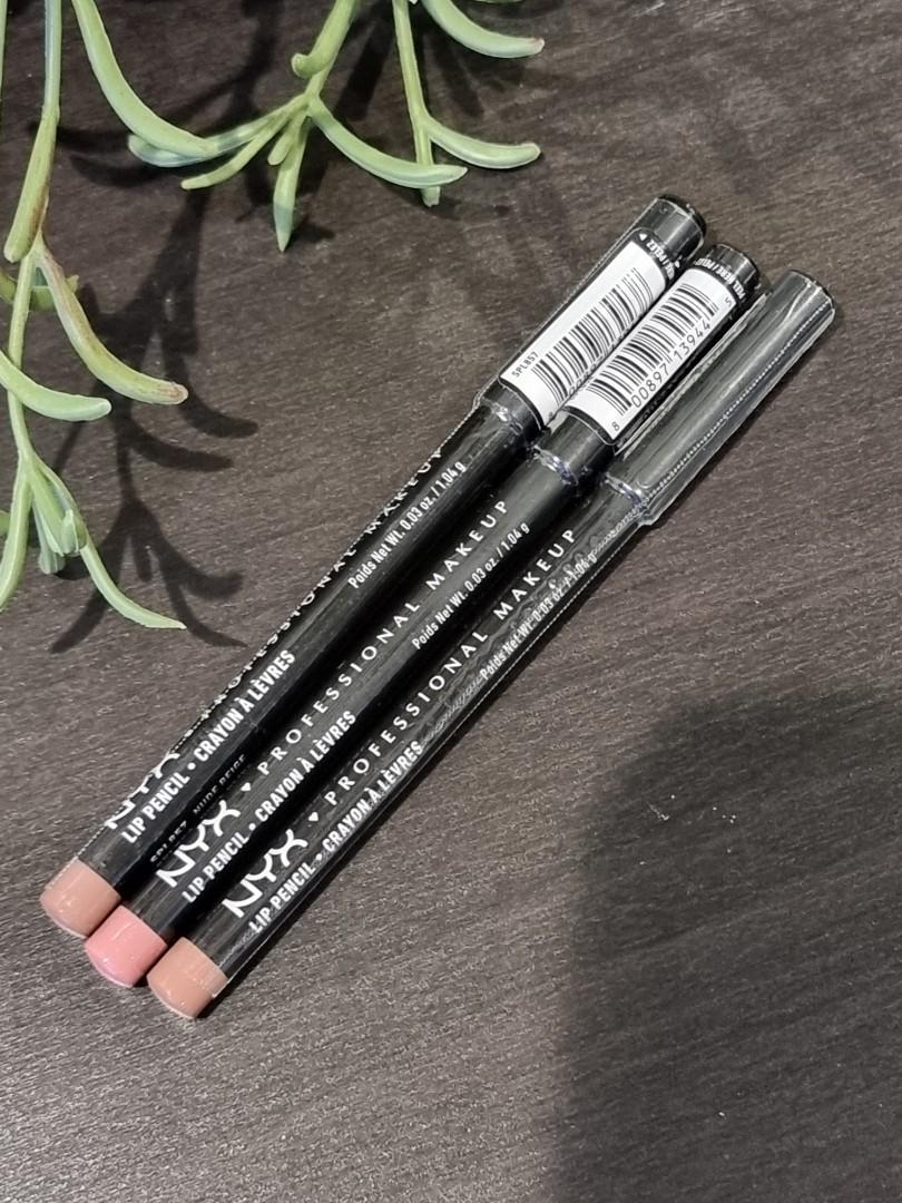 Each] NYX Slim Lip Liner Nude & Pink Lip Liners, Beauty & Personal Care,  Face, Makeup on Carousell