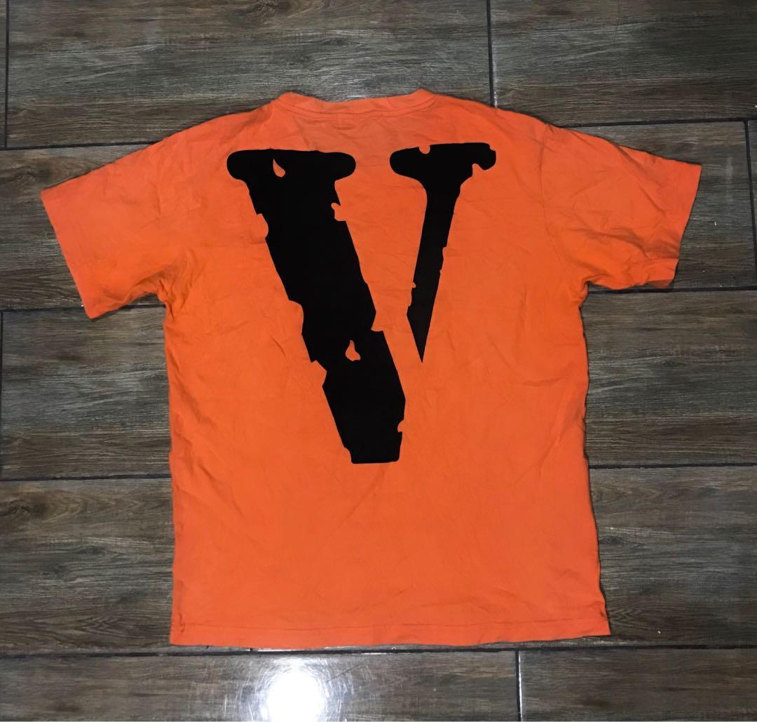 Vlone off white tee orange store