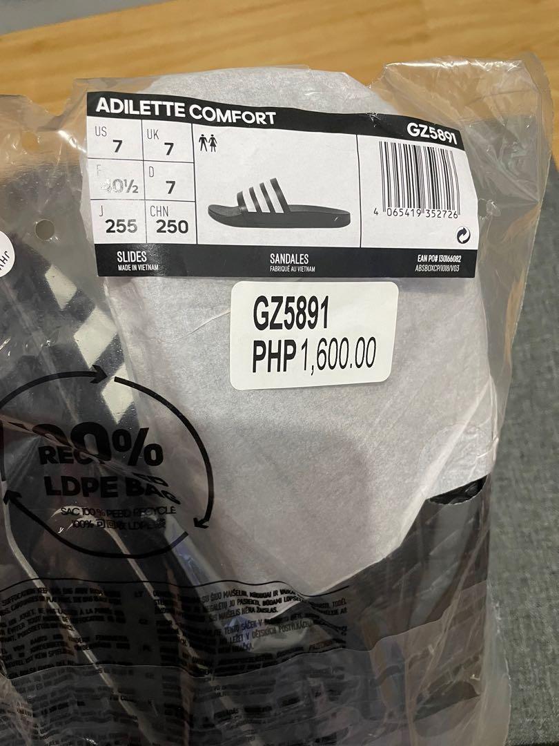 Original Adidas Adilette Comfort Slides (Category: Flats & Sandals) located in Manila. Submitted by ms_j_ (Listing ID 1165748546, Image 3). Description: EU - 37 / US - 6 EU - 40.5 / US - 9 - SOLD ❌.