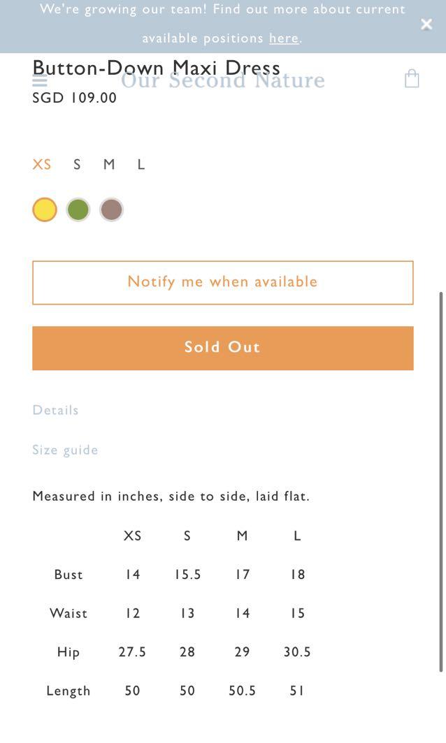 OSN button down maxi dress, Women's Fashion, Dresses & Sets, Dresses on