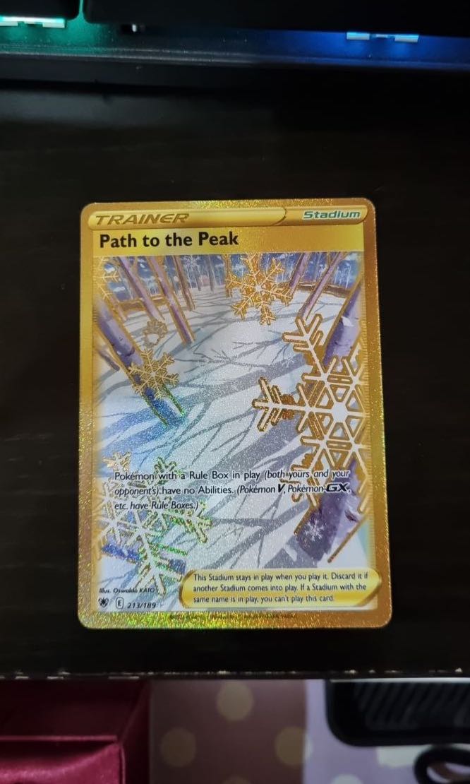 Path to the peak gold card (Pokemon astral radiance), Video Gaming