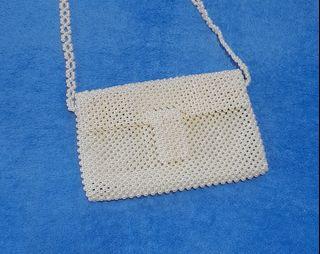 Pearl Shoulder Bag / Cross-body Bag / Clutch Bag