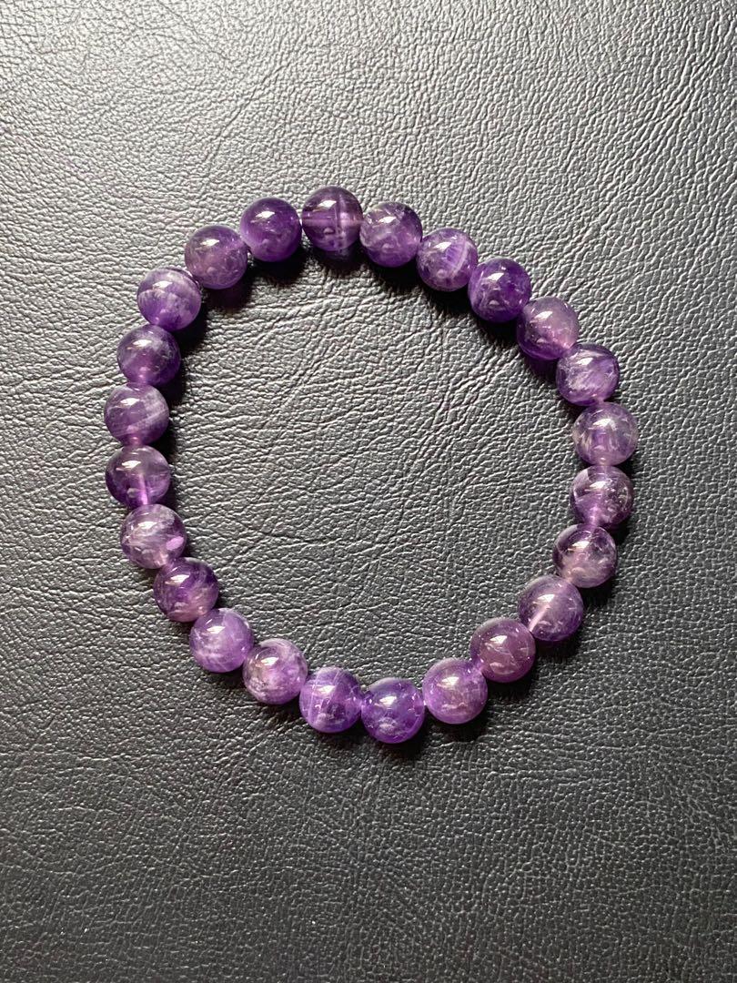 Purple online pearl bracelet