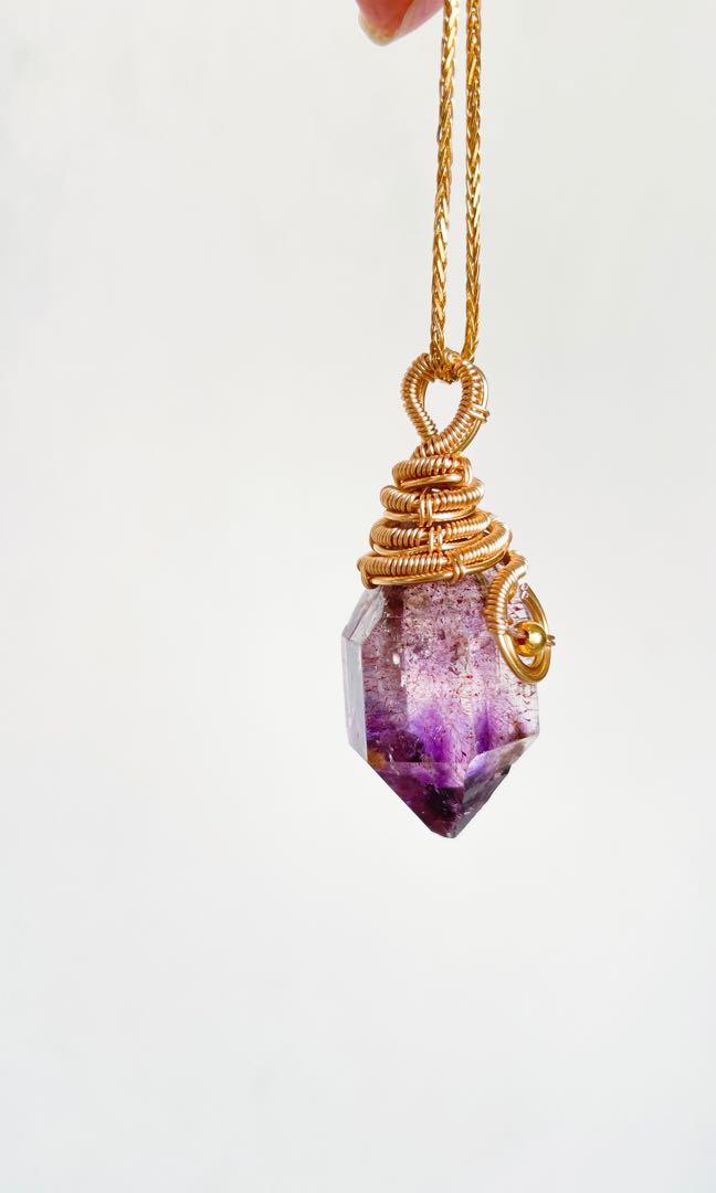 Crystal Jewelry Super Seven Crystal Pendant Genuine Super Seven