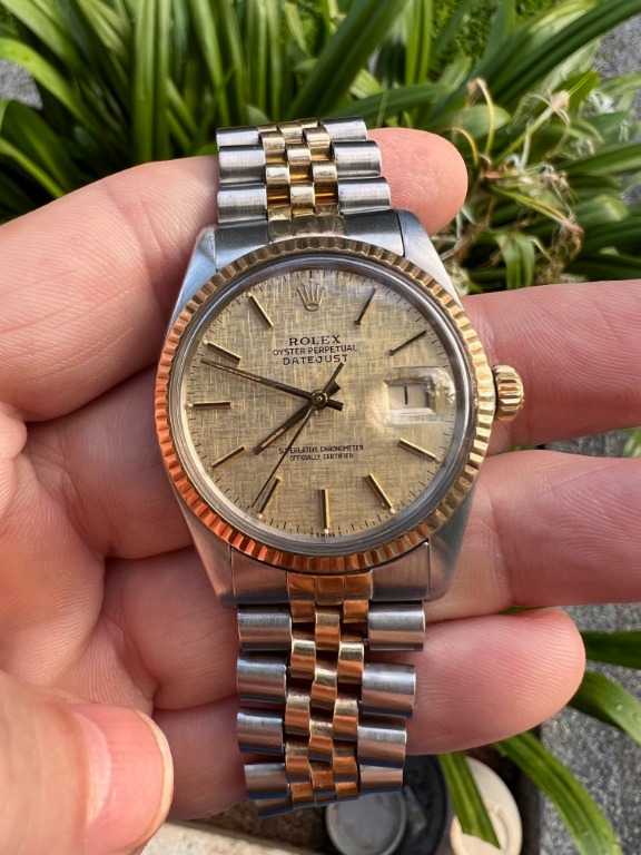 Rolex 16013 hotsell linen dial