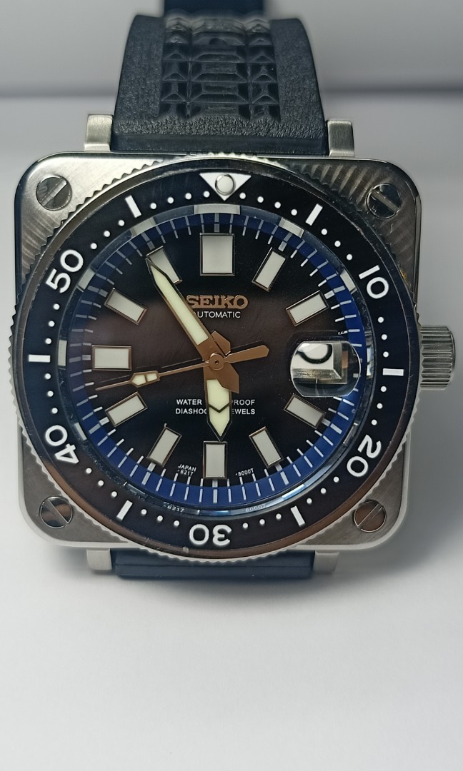 Seiko mod (Bell&Ross), Men's Fashion, Watches & Accessories, Watches on  Carousell