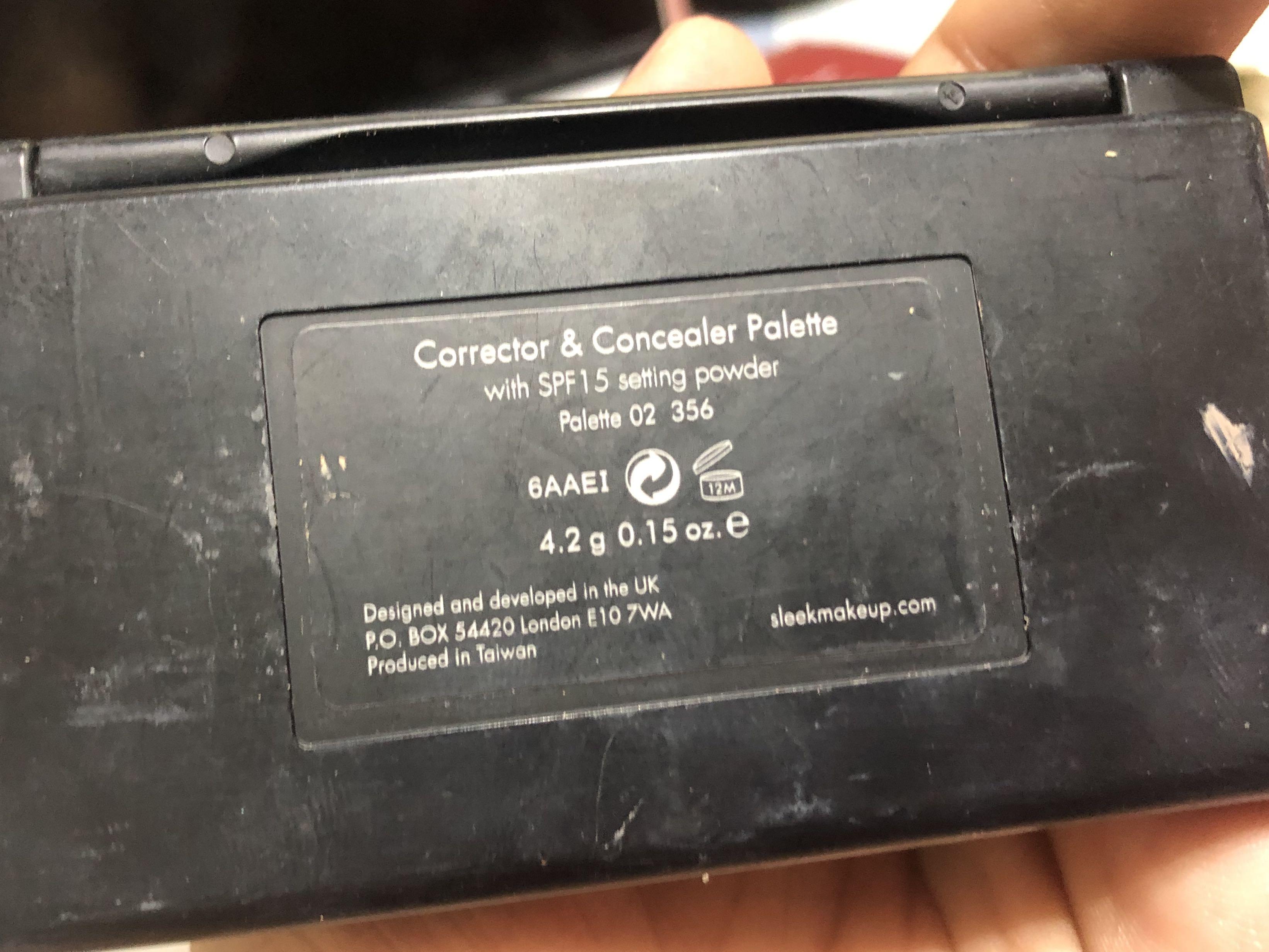 Sleek corrector and concealer palette (Category: Makeup) located in Manila. Submitted by ob1kenobi (Listing ID 1165675413, Image 3). Description: .