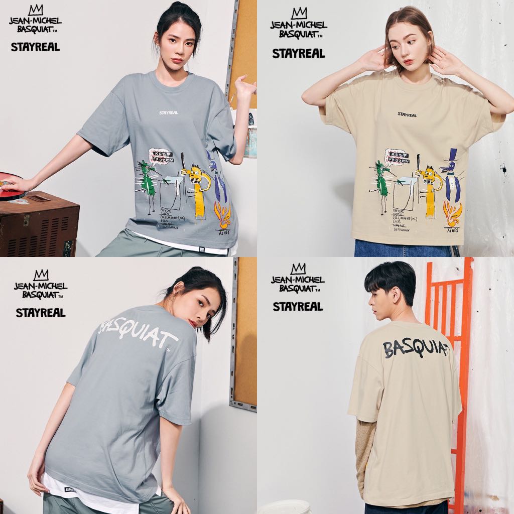Stay Real STAYREAL x JEAN MICHEL BASQUIAT COLLECTION, Women's Fashion, Tops ...