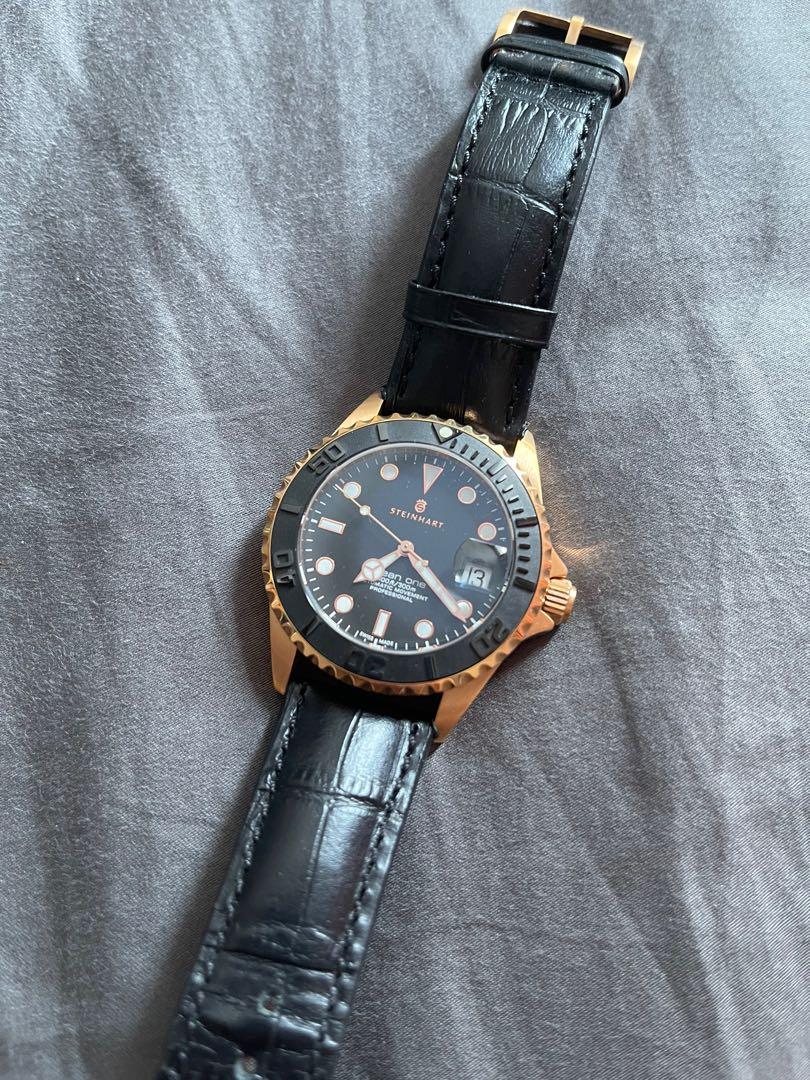Steinhart ocean one 39 pink gold sale