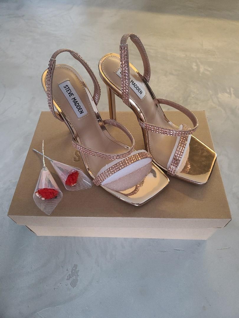Steve Madden Grade R Rose Gold Women s Fashion Footwear Heels