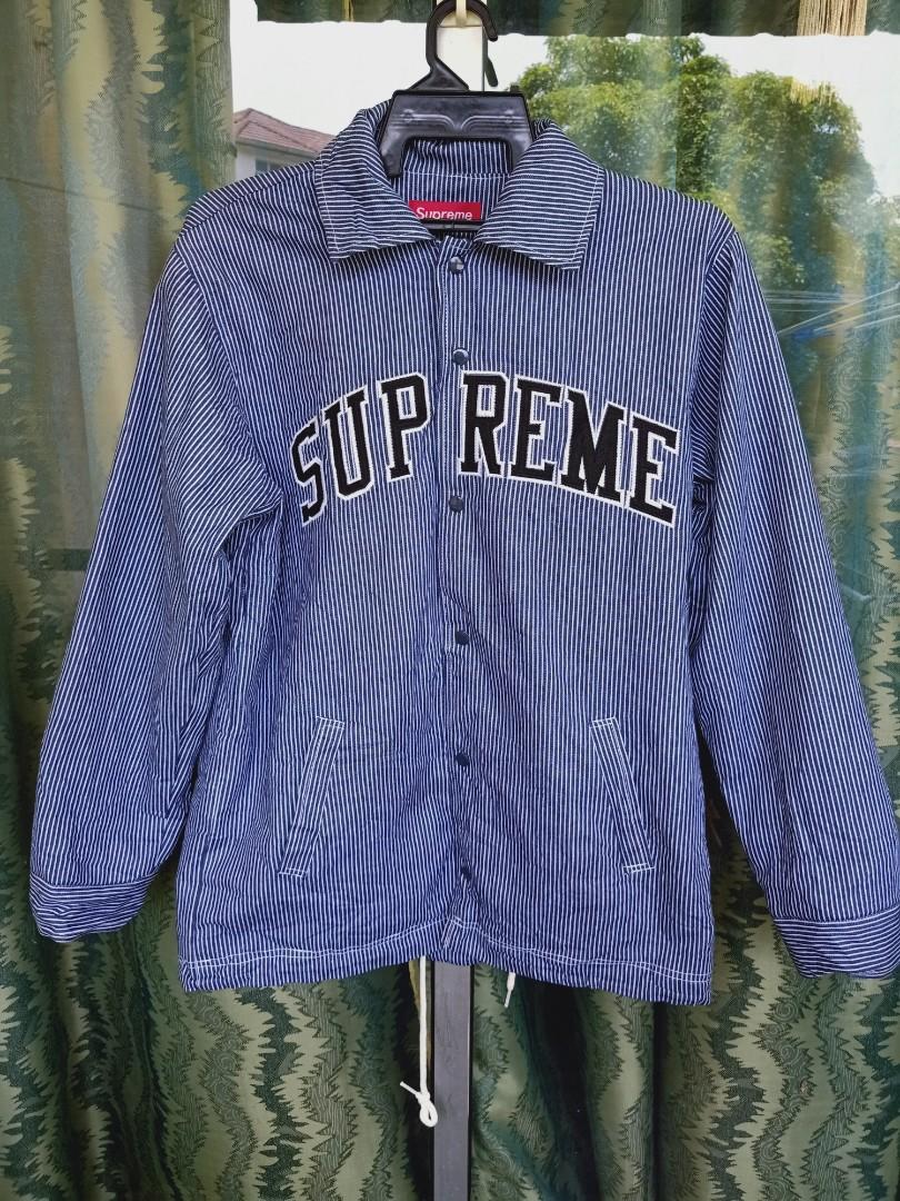 Supreme denim 2025 coaches jacket