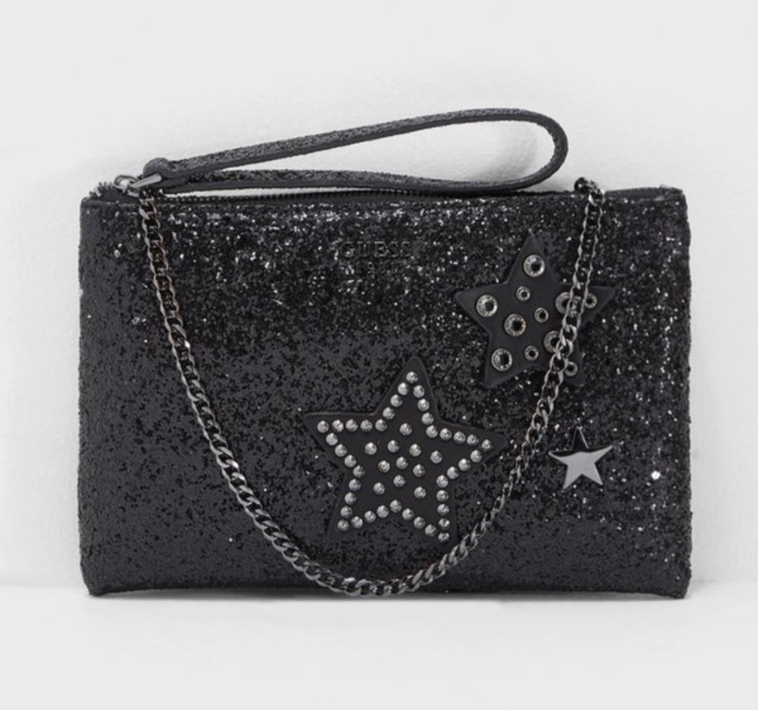 guess glitter purse