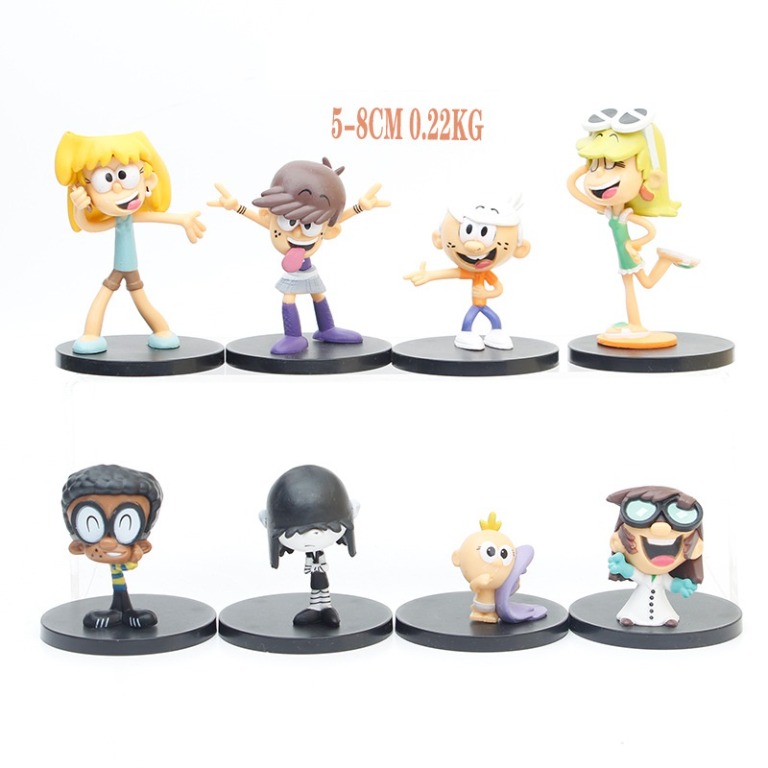 The Loud House Figurines / Cake Toppers (8 Pcs a Set), Hobbies & Toys ...
