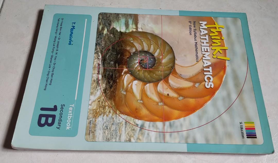 Think mathematics textbook 1b secondary new syllabus mathematics 8th