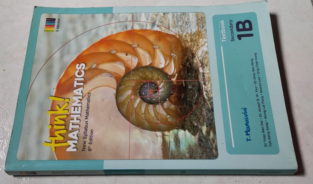 Think mathematics textbook 1b secondary new syllabus mathematics 8th