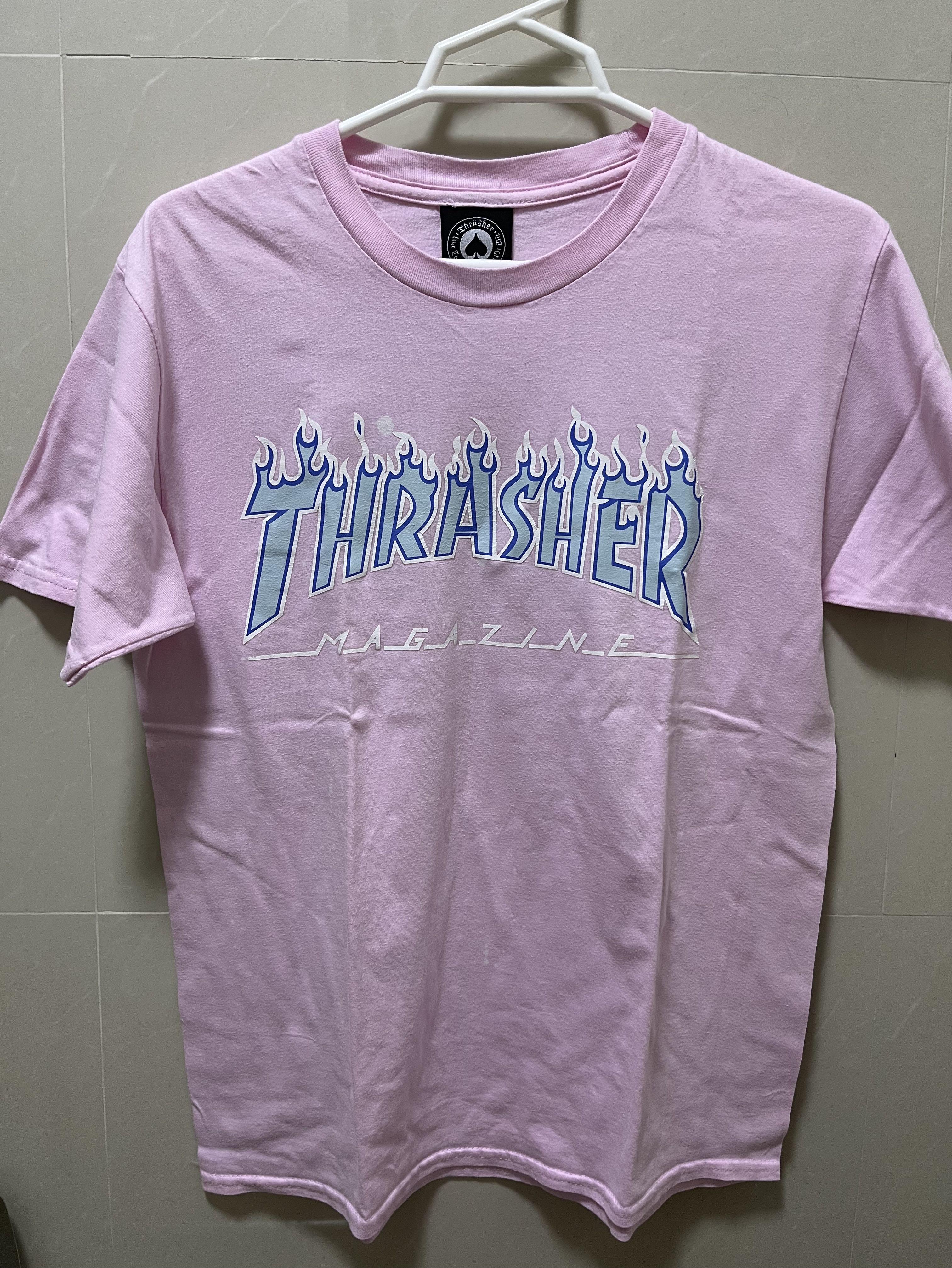 Thrasher tee pink outlet