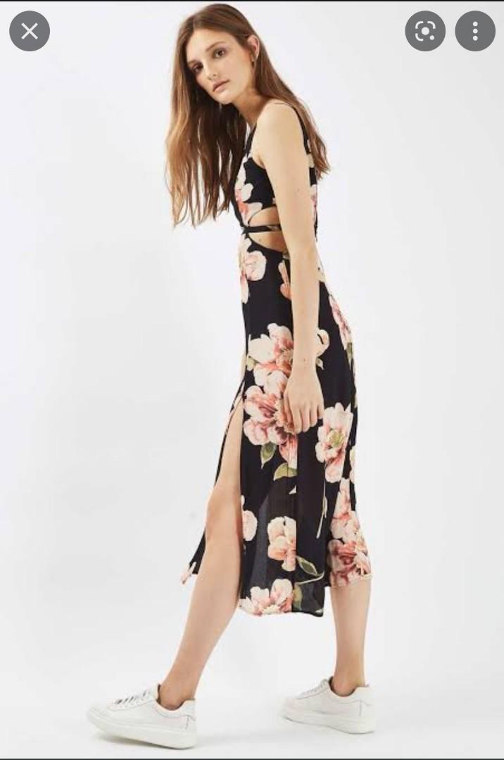 Topshop sales slit dress
