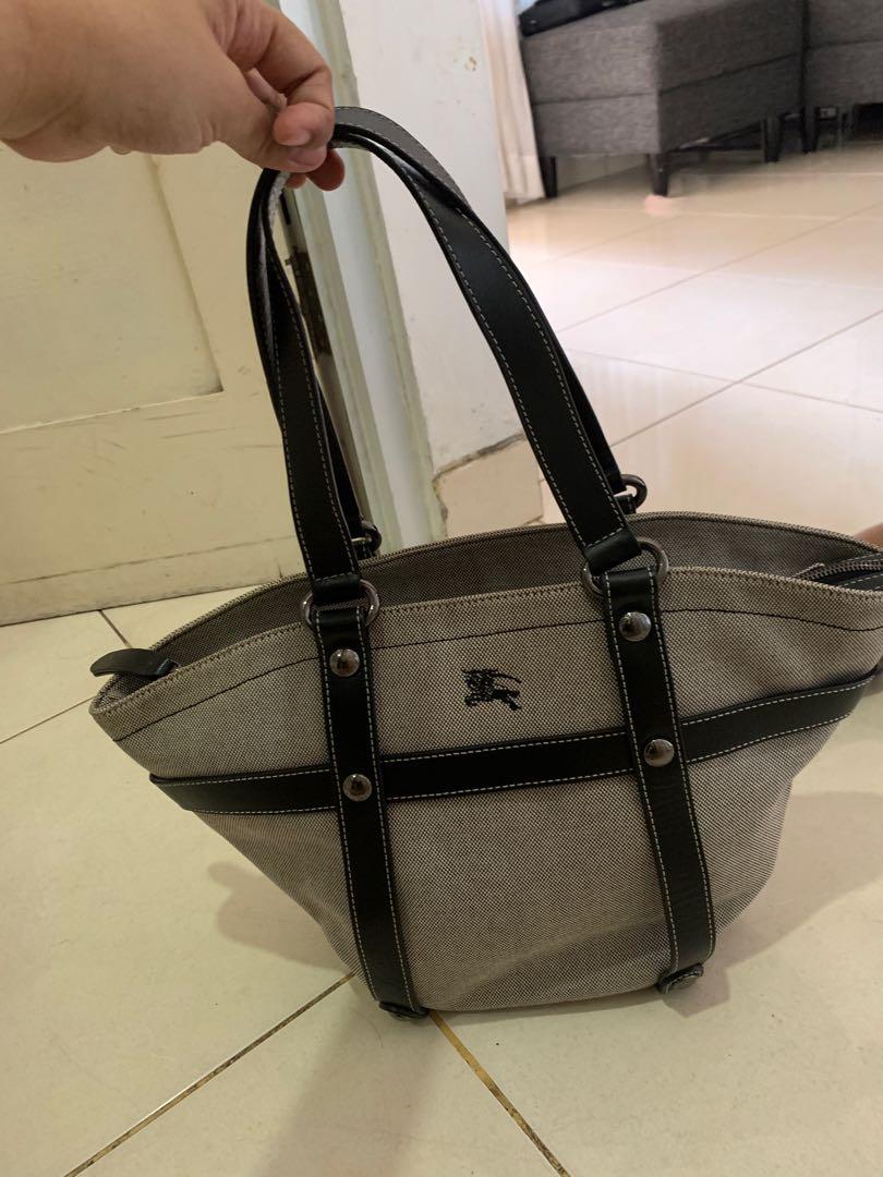 Tote bag Burberry blue label