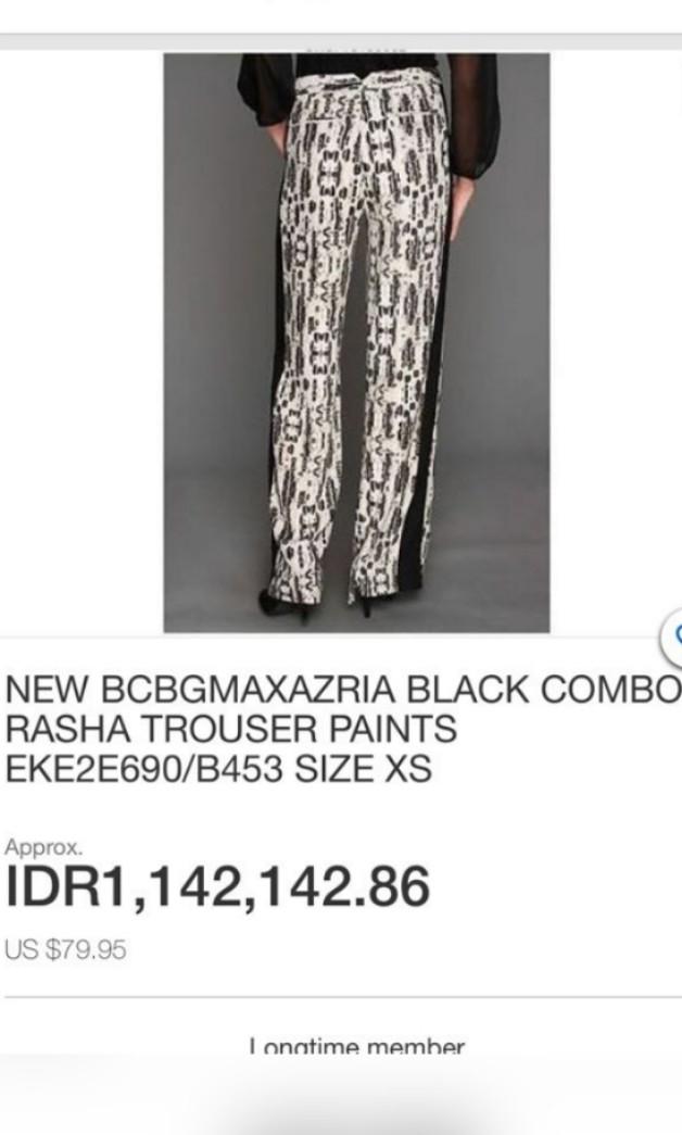 TROUSER PANTS BCBG MAXAZRIA 🔥NETT 