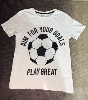 Tshirt H&M Score size 8-10thn
