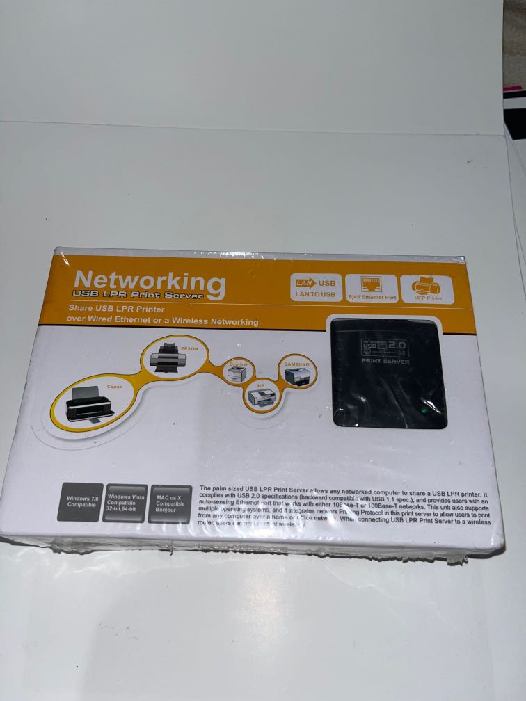 USB LPR print server, Computers \u0026 Tech 