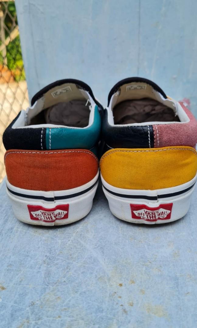 Vans Slip On Patchwork Multicolor Gucci X Vans OG MULES Patchwork