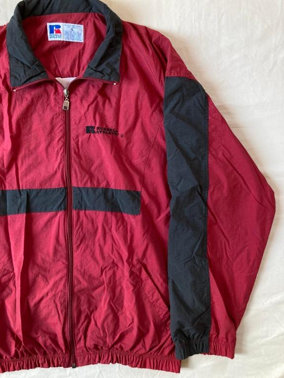 Vintage Russell Athletic Red Pullover Windbreaker (Size L) — Roots