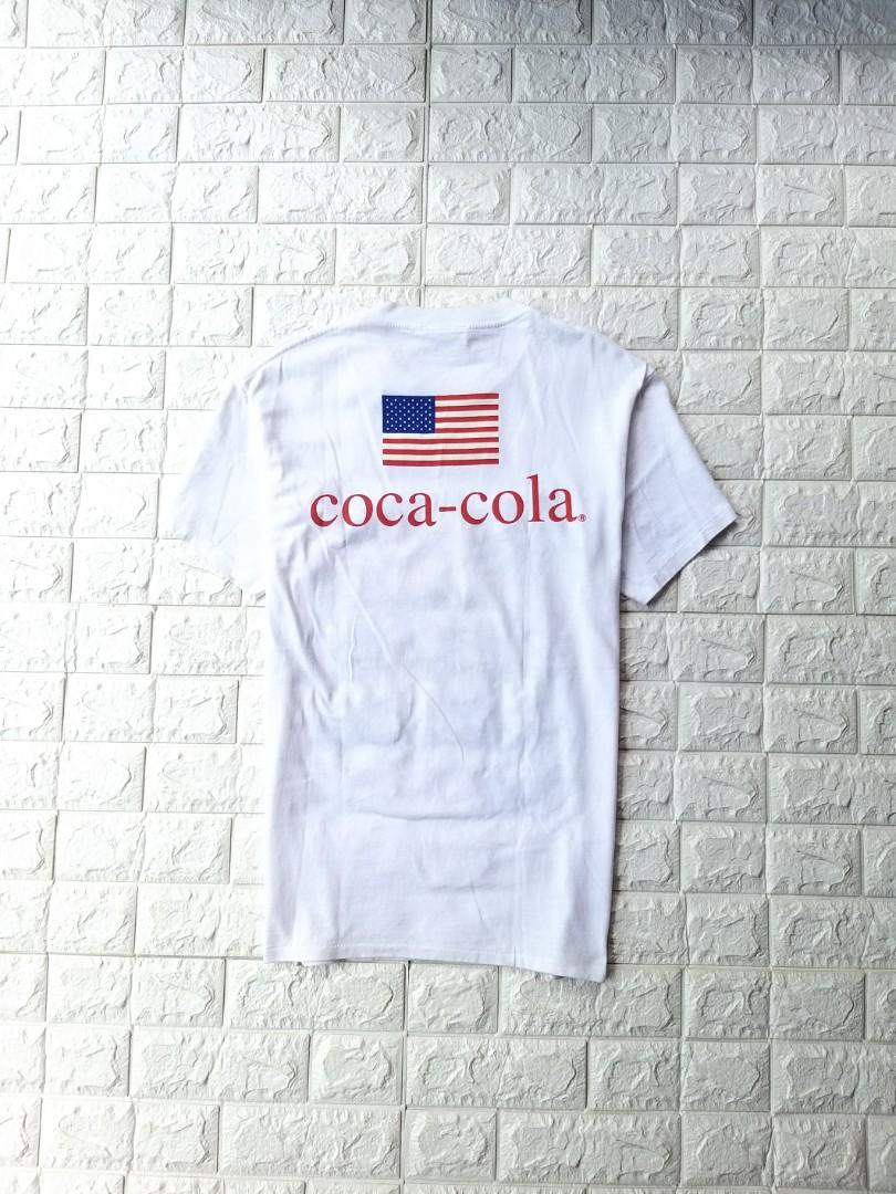 T-shirt Vintage Coca-Cola Vert - Taille M Homme - Cotton - Fabriqué En Turquie